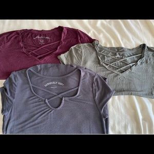 Aeropostale Cross Neck Shirts Bundle
